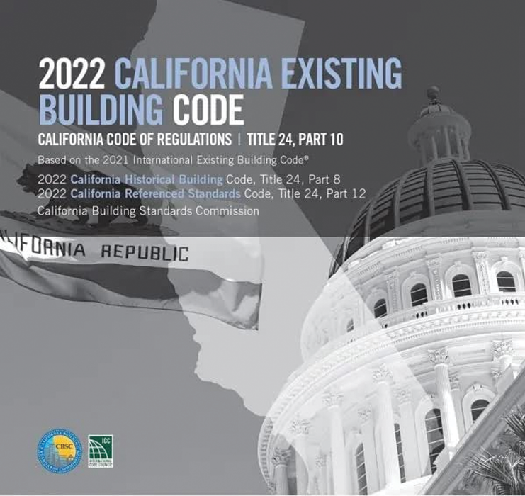 2022 California Existing Building Code, Title 24, Part 10 