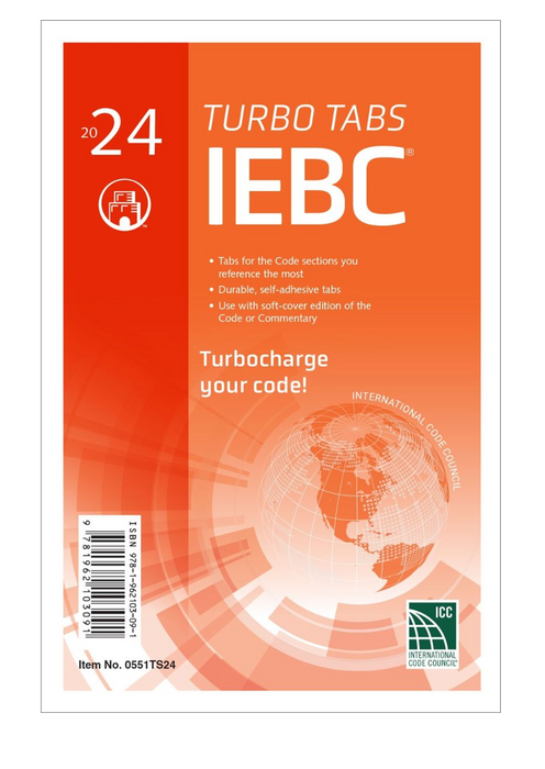 2024 International Existing Building Code TABS