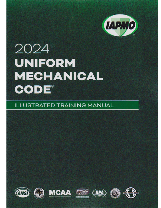 2024 Uniform Mechanical Code Illustrated Training Manual w/Tabs