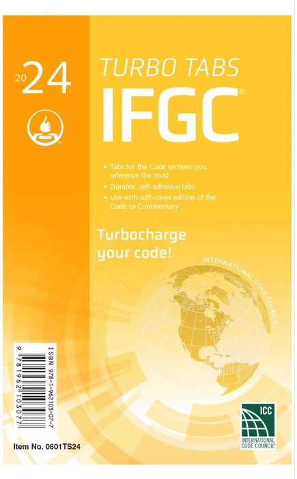 2024 International Fuel Gas Code Code Turbo Tabs