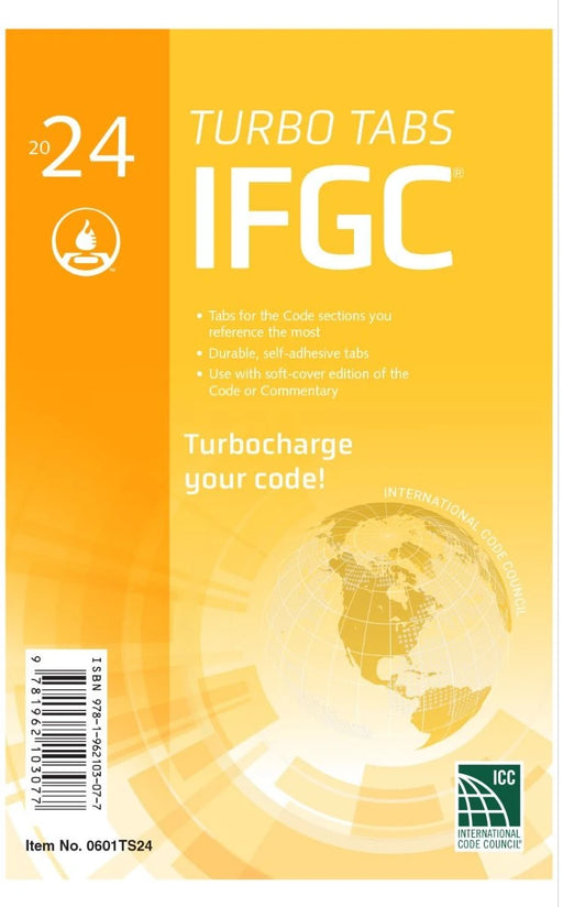 2024 International Fuel Gas Code Code Turbo Tabs