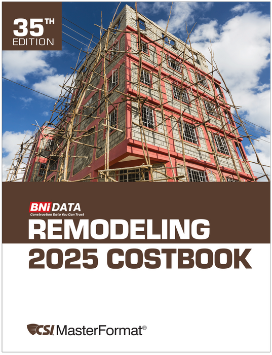 2025 BNi Remodeling Costbook