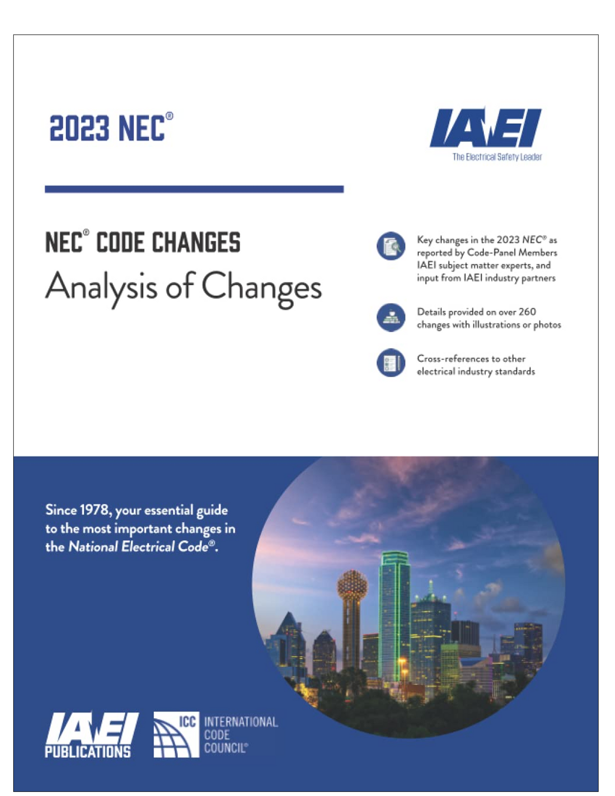 2023 National Electrical Code Analysis of Changes (361030)