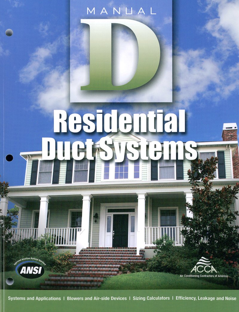 Acca Manual D Residential Duct Systems 2016 Edition